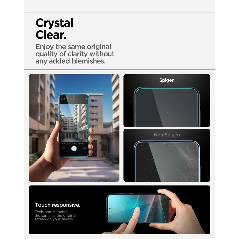 Spigen glas.tr ez fit grūdintas stiklas skirtas Samsung Galaxy A36 / A37 5G