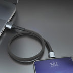 3mk Hyper Cable N-SERIES USB-A / MicroUSB 50cm QC 3.0 5V/2A 10W - juodas -- Cell phone cables