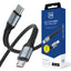 3mk Hyper Cable N-SERIES USB-C / MicroUSB 1m QC 3.0 5V/2A 10W - juodas -- Cell phone cables