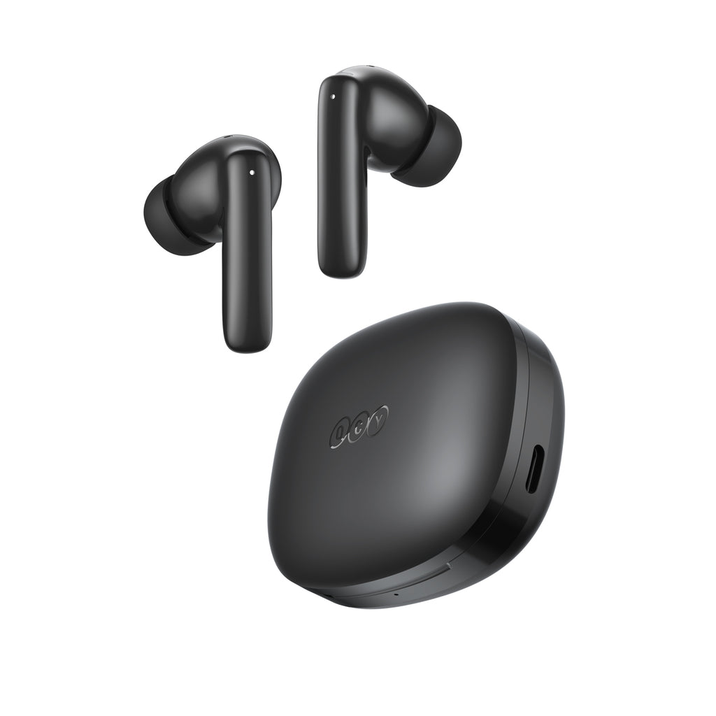 QCY T13 Pro belaidžiai viso orelio triukšmo slopinimo ANC ausimės - juoda -- Headphones