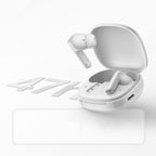 QCY T13 Pro belaidžiai viso orelio triukšmo slopinimo ANC ausimės - balta -- Headphones