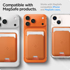 Spigen Valentinus MagSafe Magnetinė telefono piniginė - Oranžinė -- Uncategorized