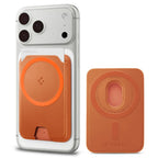 Spigen Valentinus MagFit+ MagSafe magnetinis telefono piniginė - oranžinė -- Uncategorized
