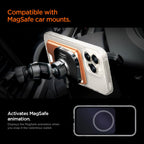 Spigen Valentinus MagFit+ MagSafe magnetinis telefono piniginė - oranžinė -- Uncategorized