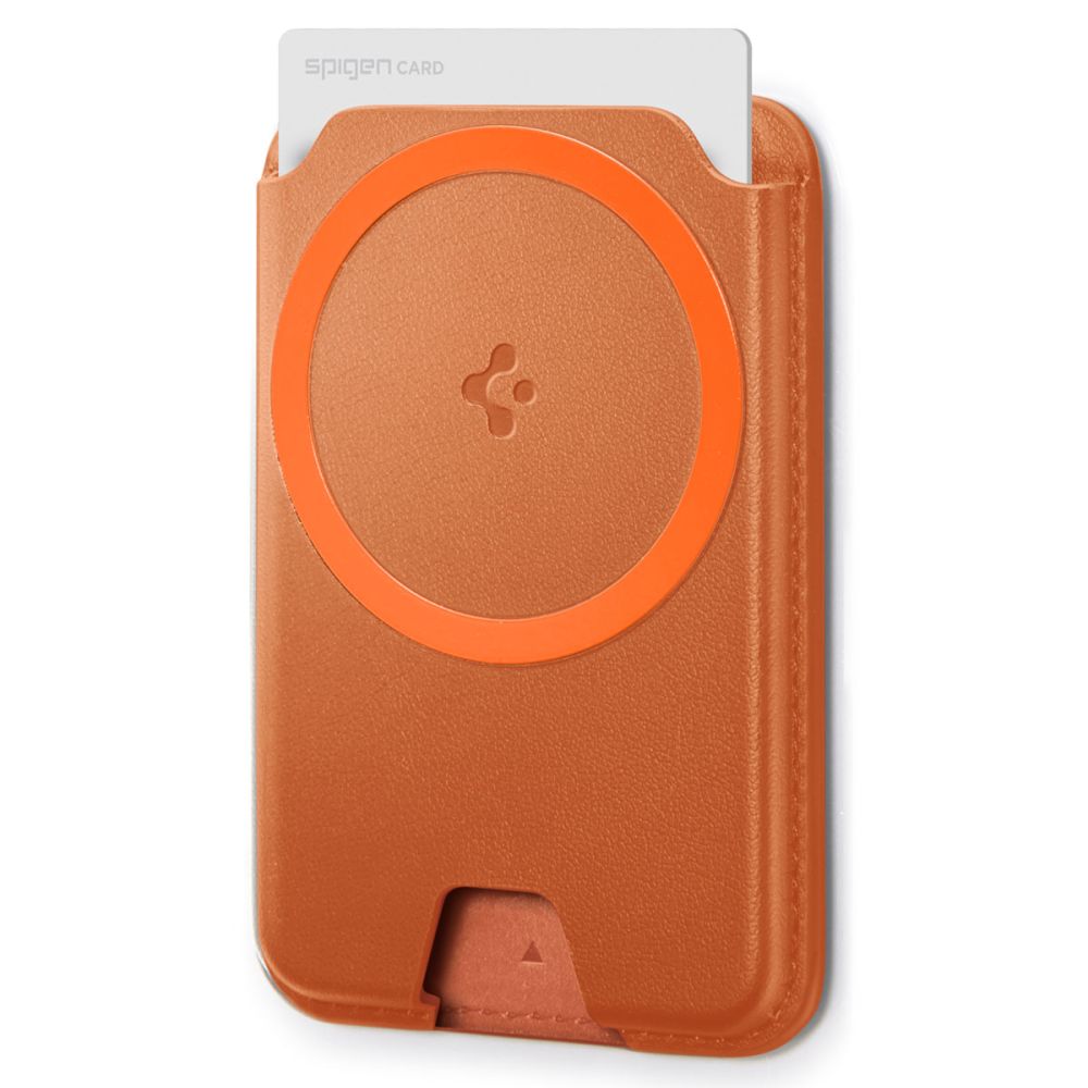Spigen Valentinus MagFit+ MagSafe magnetinis telefono piniginė - oranžinė -- Uncategorized