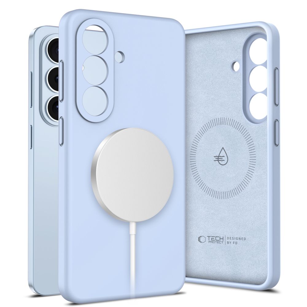 Tech-protect silicone MagSafe dėklas skirtas Samsung Galaxy S26 - Blue -- Samsung Galaxy S26 - Blue