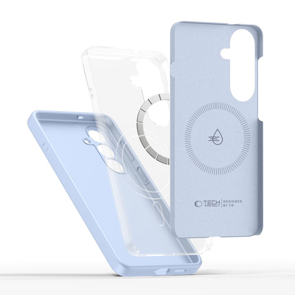Tech-protect silicone MagSafe dėklas skirtas Samsung Galaxy S26 - Blue -- Samsung Galaxy S26 - Blue
