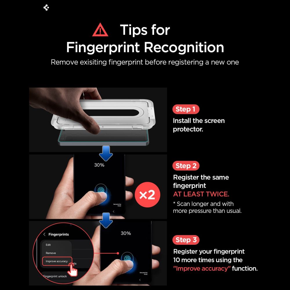 Spigen Glas.tR EZ Fit Pro AC Anti Reflection grūdintas stiklas, 2 vnt., skirtas Samsung Galaxy S26 -- Samsung Galaxy S26