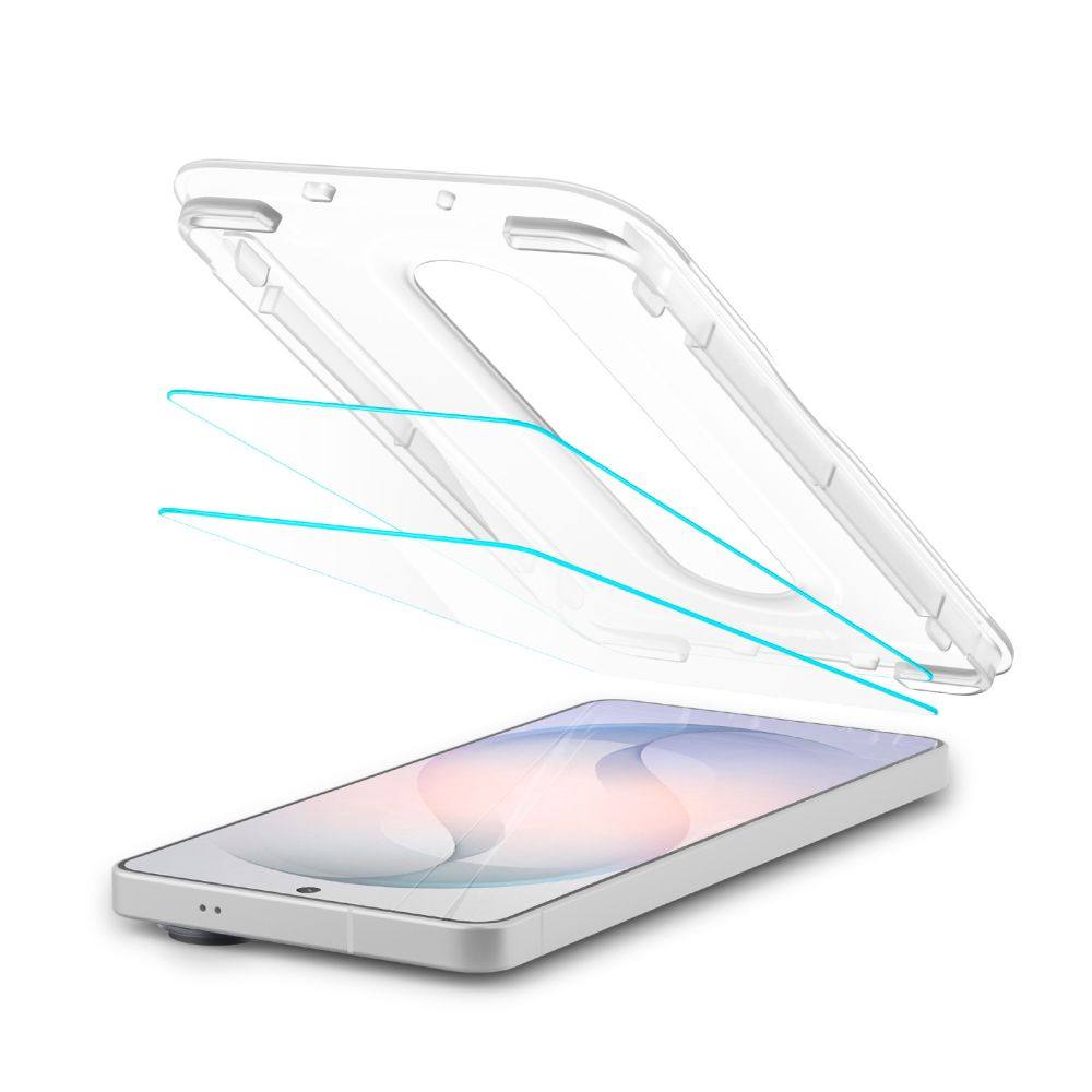 Spigen Glas.tR EZ Fit Pro AC Anti Reflection grūdintas stiklas, 2 vnt., skirtas Samsung Galaxy S26 -- Samsung Galaxy S26