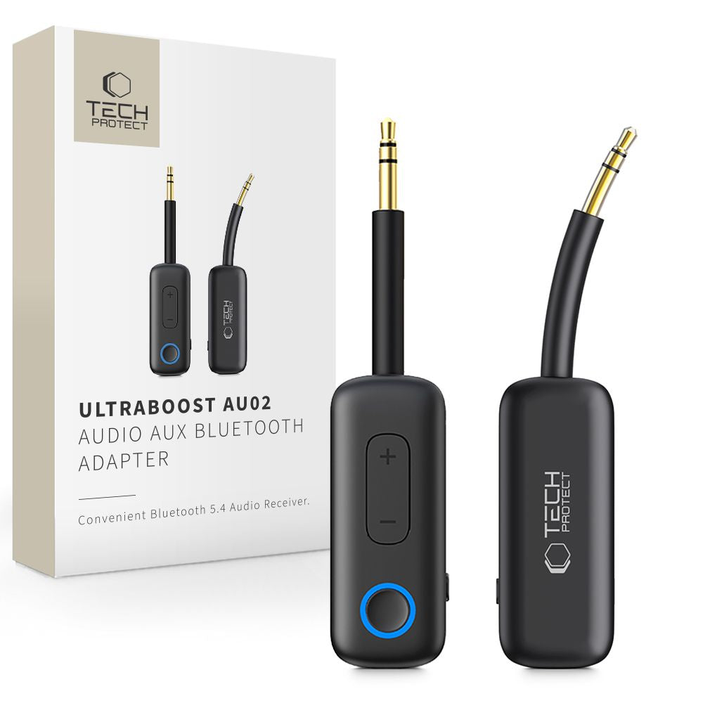 Tech-Protect Ultraboost AU02 Bluetooth 5.4 garso adapteris - juodas -- USB Adapters