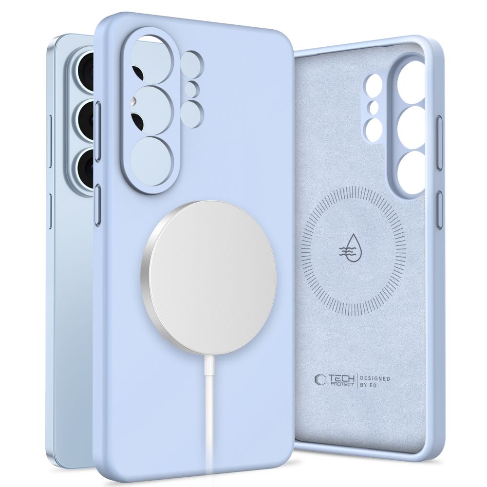 Tech-Protect Silicone MagSafe dėklas Samsung Galaxy S26 Ultra - Mėlynas -- Samsung Galaxy S26 Ultra