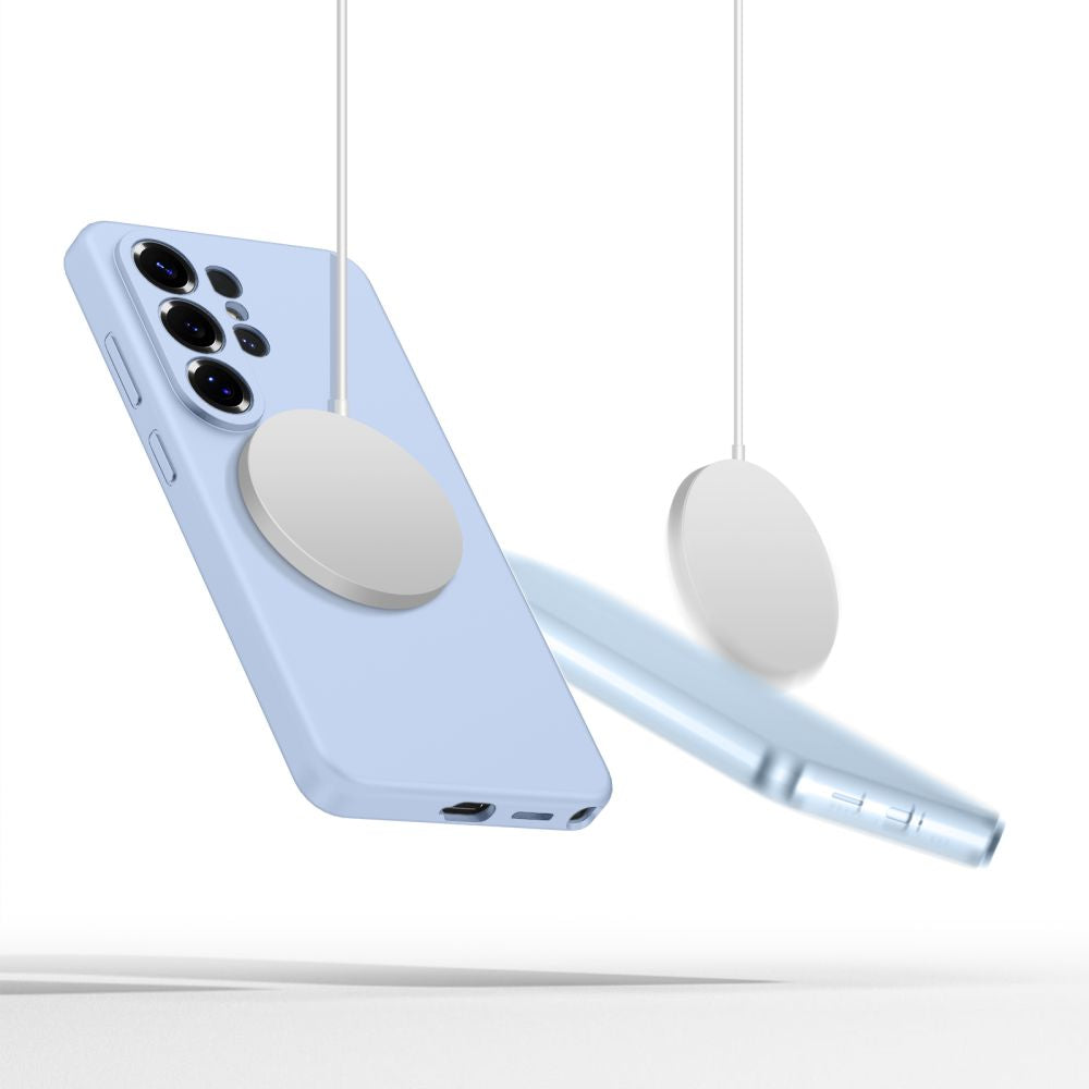 Tech-Protect Silicone MagSafe dėklas Samsung Galaxy S26 Ultra - Mėlynas -- Samsung Galaxy S26 Ultra