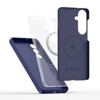 Tech-Protect Silicone MagSafe dėklas Samsung Galaxy S26 - Violetinis -- Samsung Galaxy S26