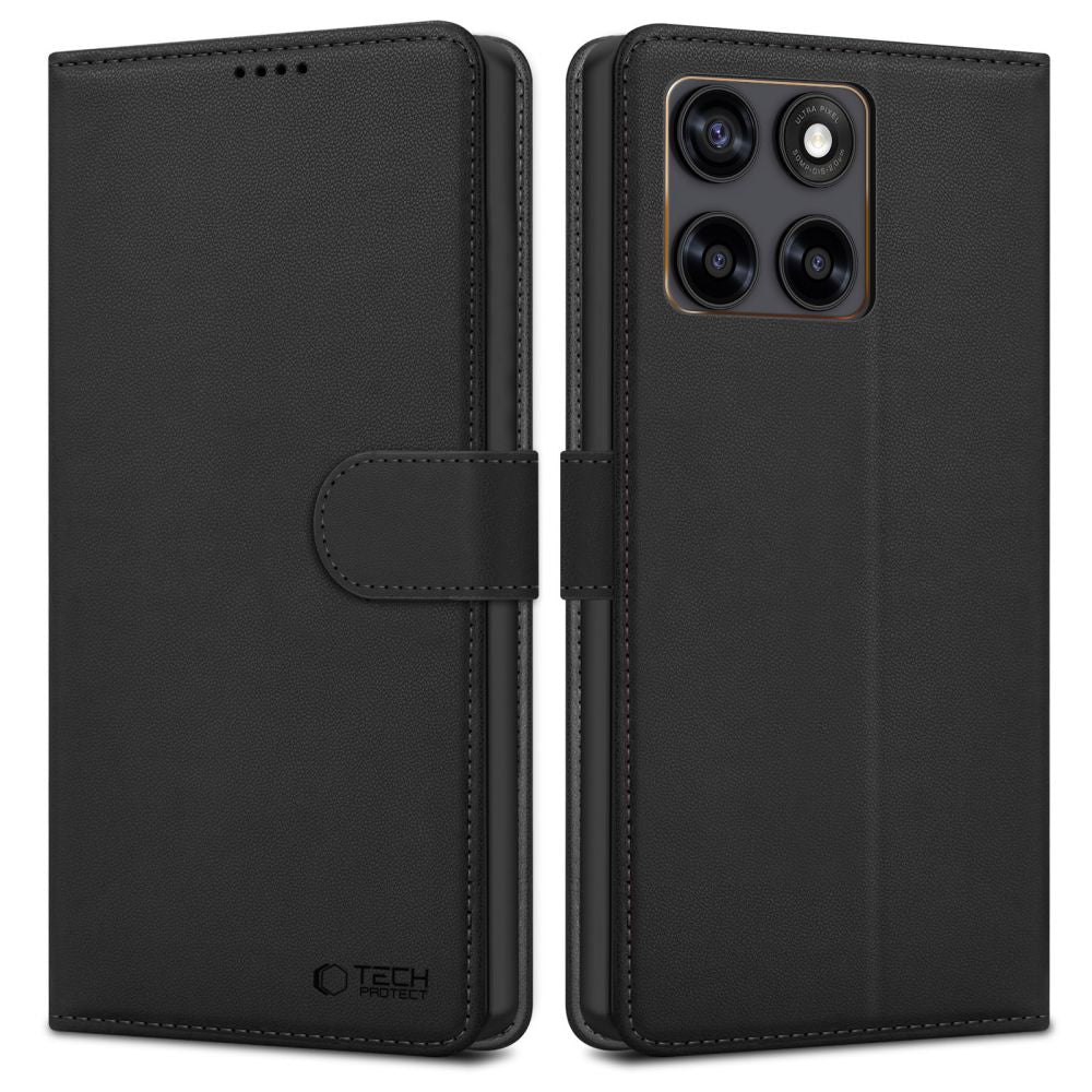 Tech-Protect Wallet dėklas Motorola Edge 70 Fusion / Fusion + 5G - Juodas -- Motorola Edge 70 Fusion / Motorola Edge 70...