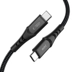 Tech-Protect Ultraboost UB11T USB-C / USB-C PD 240W / QC3.0 Kabelis 200 cm - Juodas -- Cell phone cables