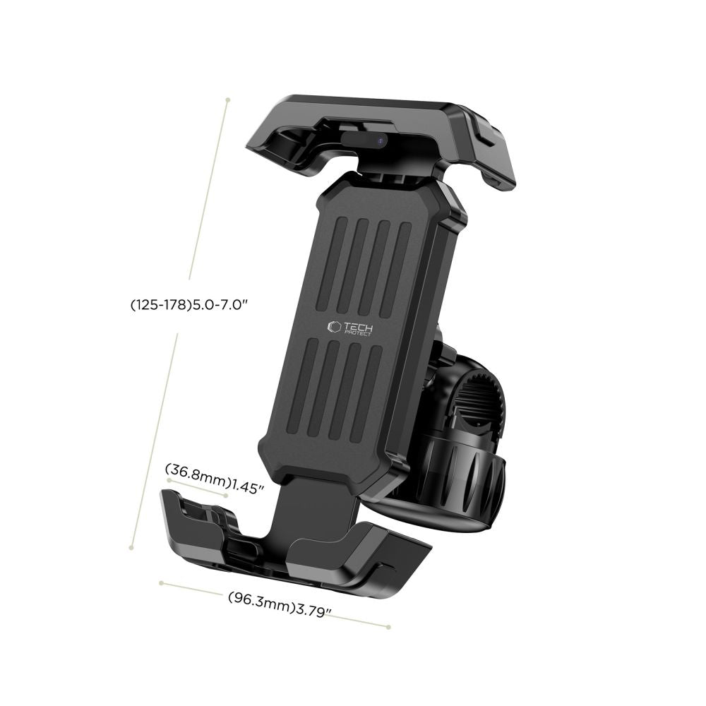 Tech-Protect V6 vairo laikiklis - Juodas -- Cell phone holders