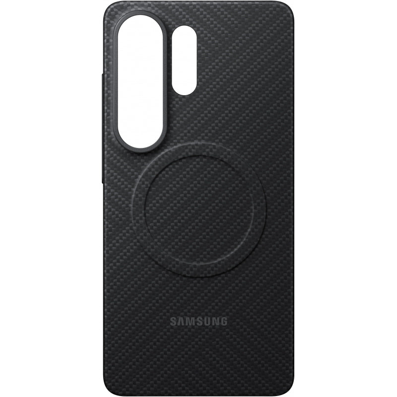 Samsung Carbon Magnet dėklas Samsung Galaxy S26 Ultra, suderinamas su MagSafe - Juodas -- Samsung Galaxy S26 Ultra