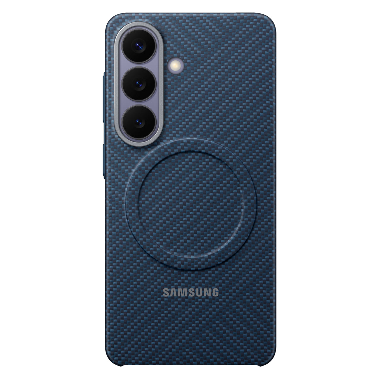 Samsung Carbon Magnet dėklas Samsung Galaxy S26, suderinamas su MagSafe - Mėlynas -- Samsung Galaxy S26
