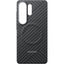 Samsung Carbon Magnet Case, skirtas Samsung Galaxy S26 Ultra, suderinamas su MagSafe - pilkas -- Samsung Galaxy S26 Ultra