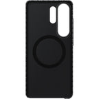 Samsung Carbon Magnet Case, skirtas Samsung Galaxy S26 Ultra, suderinamas su MagSafe - pilkas -- Samsung Galaxy S26 Ultra