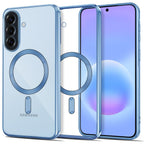 Tech-Protect MagFlex MagSafe dėklas Samsung Galaxy A57 5G - Skaidri mėlyna -- Samsung Galaxy A57 5G