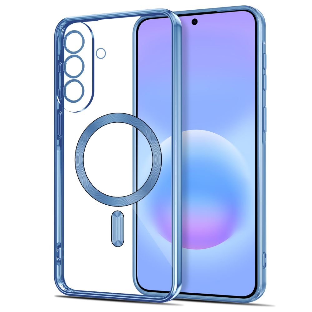 Tech-Protect MagFlex MagSafe dėklas Samsung Galaxy A57 5G - Skaidri mėlyna -- Samsung Galaxy A57 5G