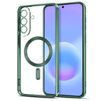Tech-Protect MagFlex MagSafe dėklas Samsung Galaxy A37 5G - Skaidri žalia -- Samsung Galaxy A37 5G