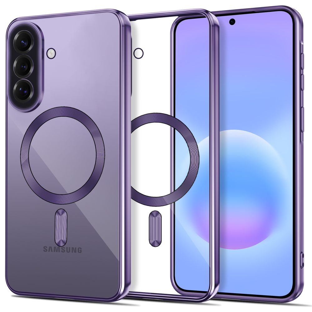 Tech-Protect MagFlex MagSafe dėklas Samsung Galaxy A37 5G - Skaidri violetinė -- Samsung Galaxy A37 5G