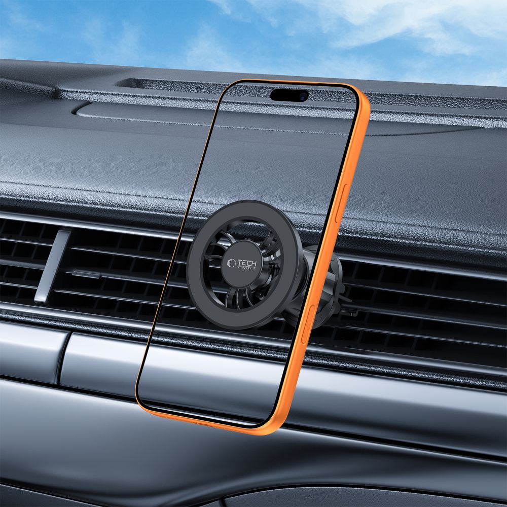 Tech-Protect N56 automobilinis laikiklis prietaisų skydeliui/oro grotelėms - Juodas -- Cell phone holders