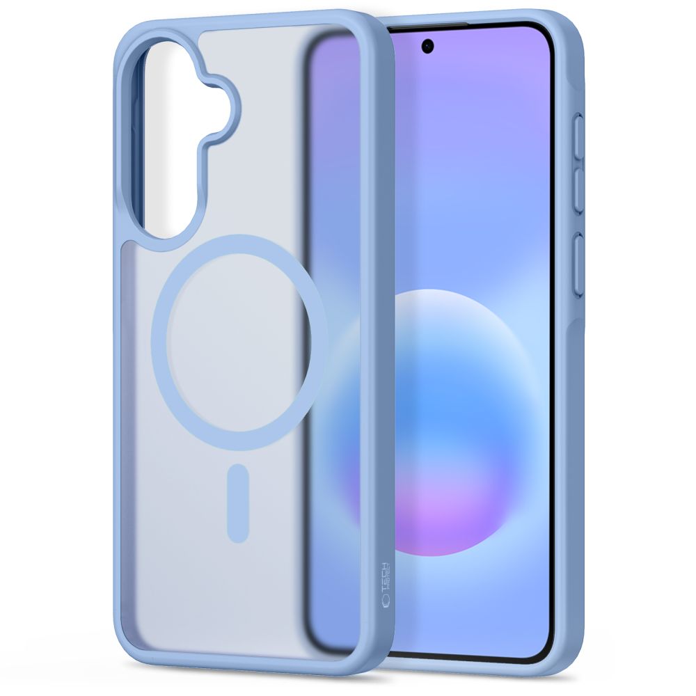 Tech-Protect Magmat MagSafe dėklas Samsung Galaxy A57 5G - Matinė mėlyna -- Samsung Galaxy A57 5G