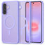 Tech-Protect Magmat MagSafe dėklas Samsung Galaxy A57 5G - Matinė Violetinė -- Samsung Galaxy A57 5G