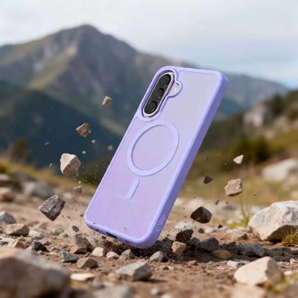 Tech-Protect Magmat MagSafe dėklas Samsung Galaxy A57 5G - Matinė Violetinė -- Samsung Galaxy A57 5G