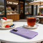 Tech-Protect Magmat MagSafe dėklas Samsung Galaxy A36 / A56 / A37 5G - Matinė Violetinė -- Samsung Galaxy A36 / Samsung...