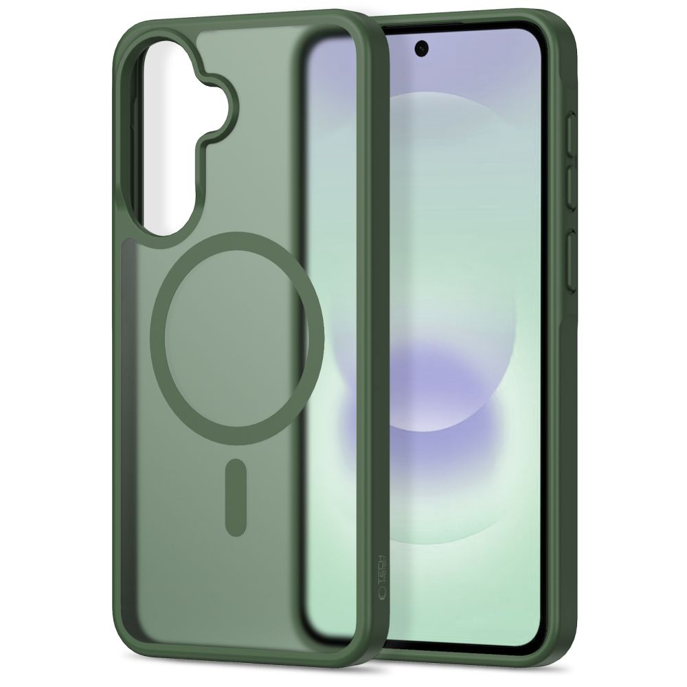 Tech-Protect Magmat MagSafe dėklas Samsung Galaxy A36 / A56 / A37 5G - Matinė Žalia -- Samsung Galaxy A36 / Samsung...