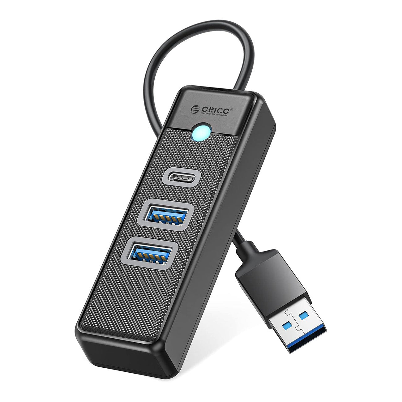 Orico PWC2U-U3 3 prievadų USB šalintuvas 2x USB-A 3.0 1x USB-C 3.0 0,5 m - juoda -- USB Hubs