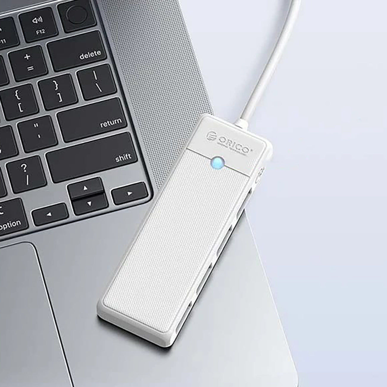 Orico PAPW4A-C3 USB šakotuvė 4-portų 4x USB-A 3.0 1,8 m - balta -- USB Hubs