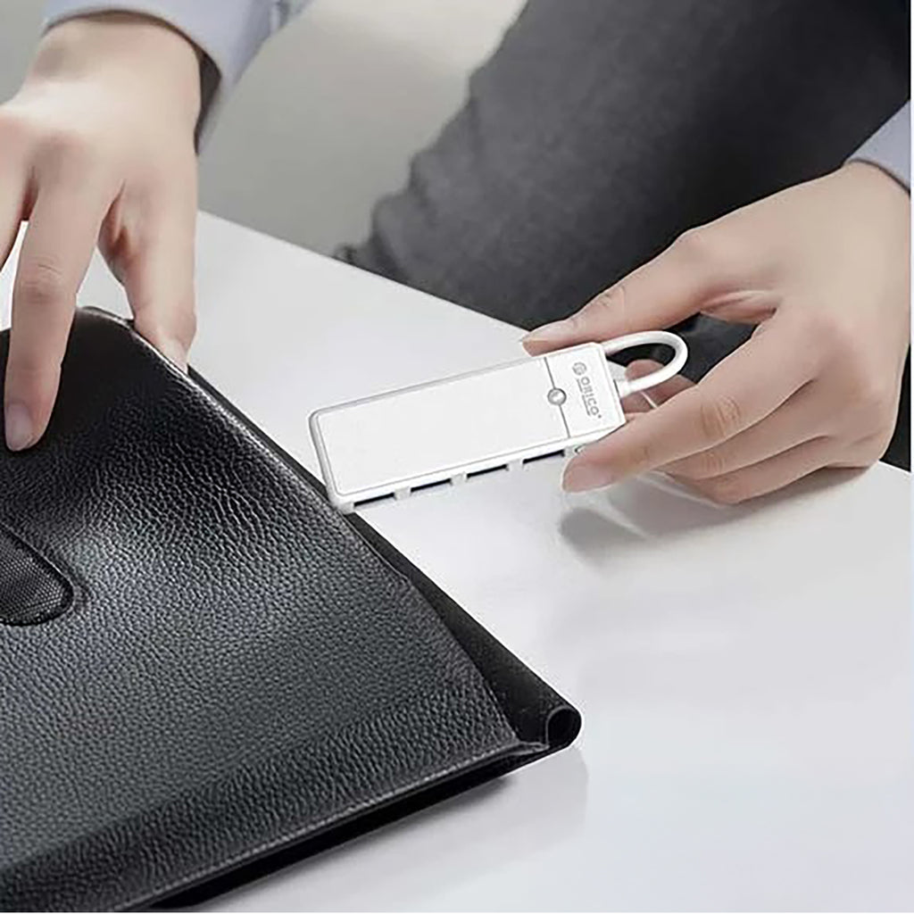 Orico PAPW4A-C3 USB šakotuvė 4-portų 4x USB-A 3.0 1 m - balta -- USB Hubs