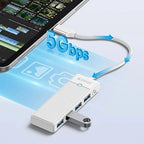 Orico PAPW4A-C3 USB šakotuvė 4-portų 4x USB-A 3.0 0,15 m - balta -- USB Hubs