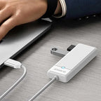 Orico PAPW4A-C3 USB šakotuvė 4-portų 4x USB-A 3.0 0,15 m - balta -- USB Hubs