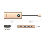 Orico PW11 8in1 USB-C dokavimo stotis 2x USB-A 3.0 1x USB-C PD 100W 1x HDMI 4K 60Hz 1x microSD/SD 1x RJ45 Gigabit...