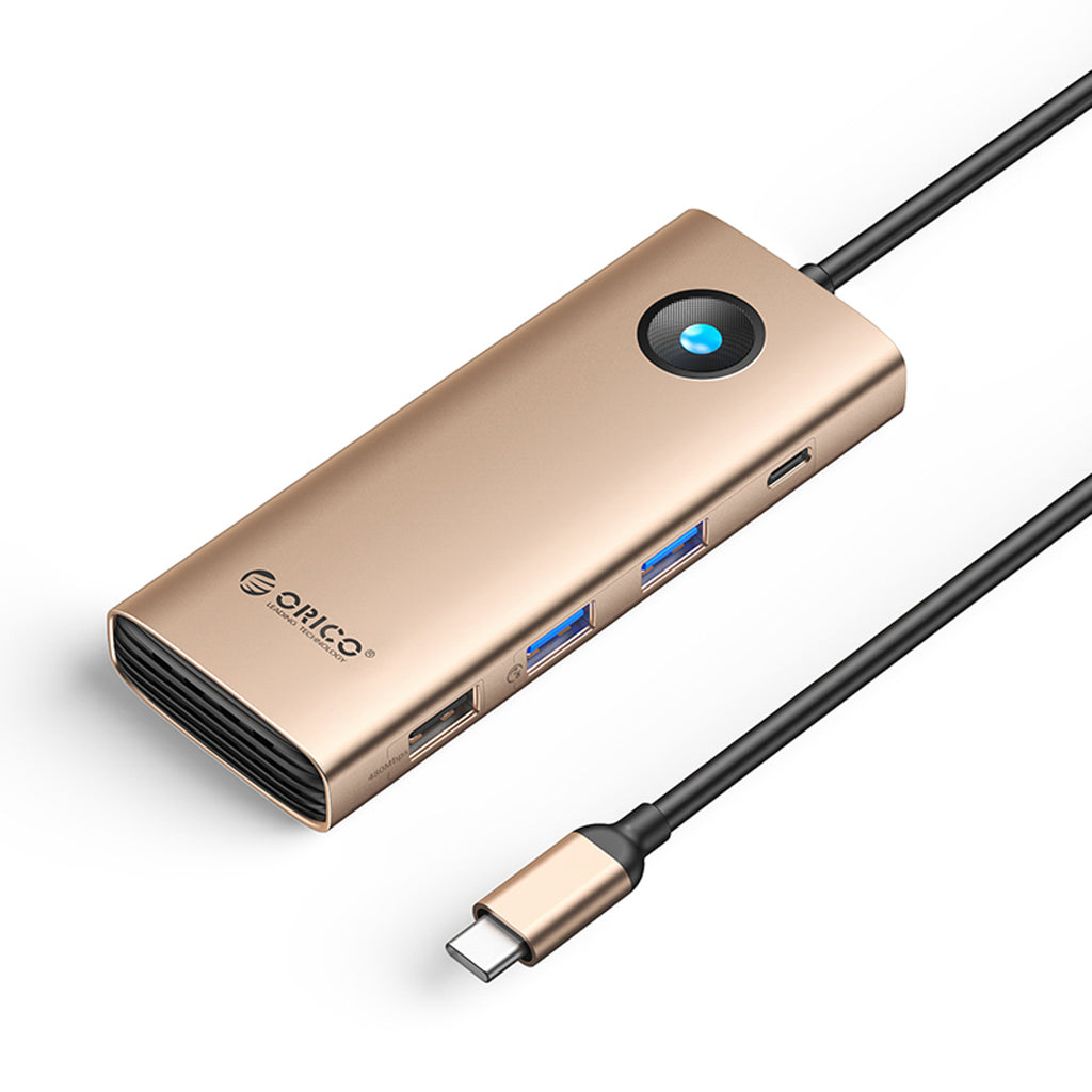 Orico PW11 8in1 USB-C dokavimo stotis 2x USB-A 3.0 1x USB-A 2.0 1x USB-C 3.0 1x USB-C PD 100W 1x HDMI 4K 60Hz 1x VGA...