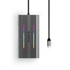 Orico XDR 12in1 RGB USB-C prijungimo stotis 3x USB-A USB-C PD 100W HDMI 4K VGA RJ45 Gigabit SD ir microSD kortelės...