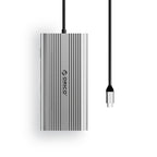 Orico XDR 12in1 USB-C stotis USB-A USB-C HDMI 4K VGA RJ45 Gigabit PD 100W SD ir microSD kortelės skaitytuvas - Sidabrinė...