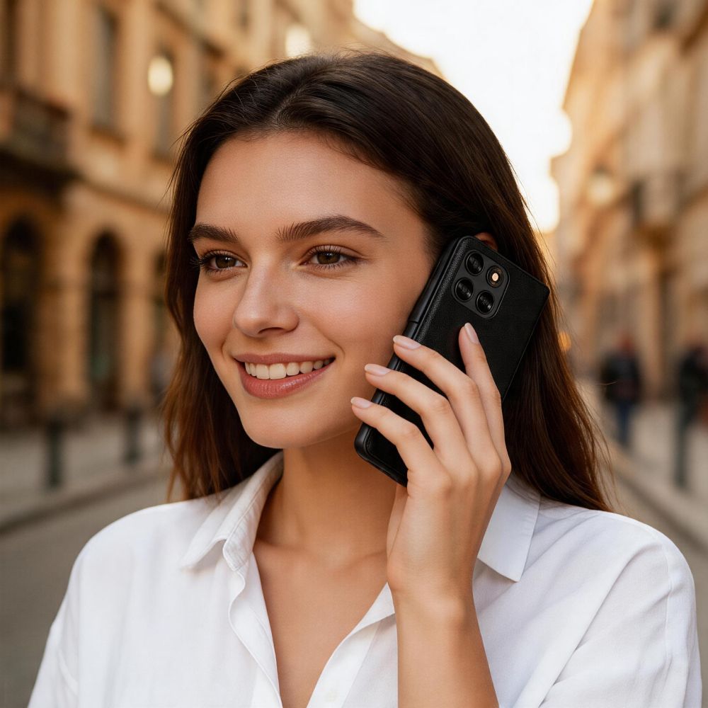 Tech-Protect Wallet dėklas Motorola Moto G67 / G77 - Juodas -- Motorola Moto G67 / Motorola Moto G77