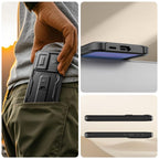 Tech-Protect Kevlar Cam+ 2-Set dėklas Samsung Galaxy A57 5G - Juodas -- Samsung Galaxy A57 5G