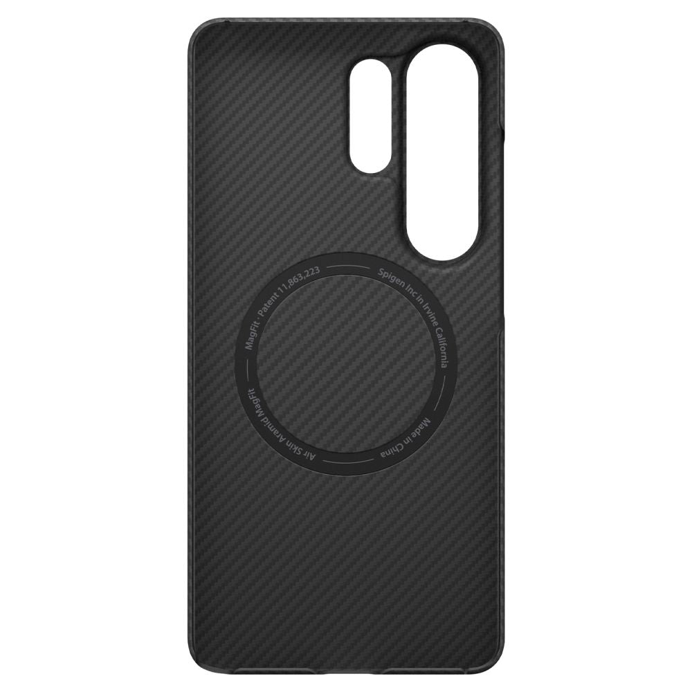 Spigen AirSkin Aramid Mag MagSafe dėklas, skirtas Samsung Galaxy S26 Ultra - juodas -- Samsung Galaxy S26 Ultra