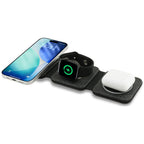 Indukcinis kroviklis Guess 4G 3in1 15W MagSafe - juodas -- Cell phone chargers