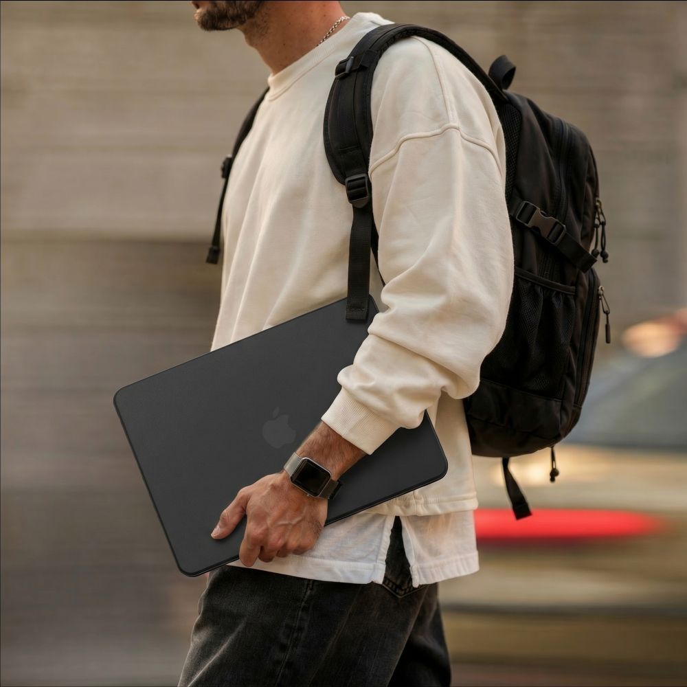 Tech-Protect SmartShell dėklas MacBook Neo 13" 2026 - Juodas -- MacBook Neo 13" 2026