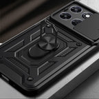 Tech-Protect CamShield Pro dėklas Motorola Moto G67 / G77 - Juodas -- Motorola Moto G67 / Motorola Moto G77