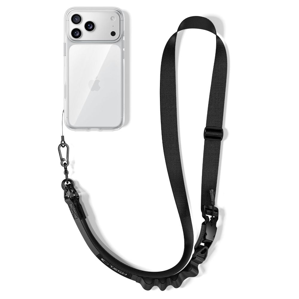 Tech-Protect C9S Rope Crossbody telefono dirželis - juodas -- Other phone accessories